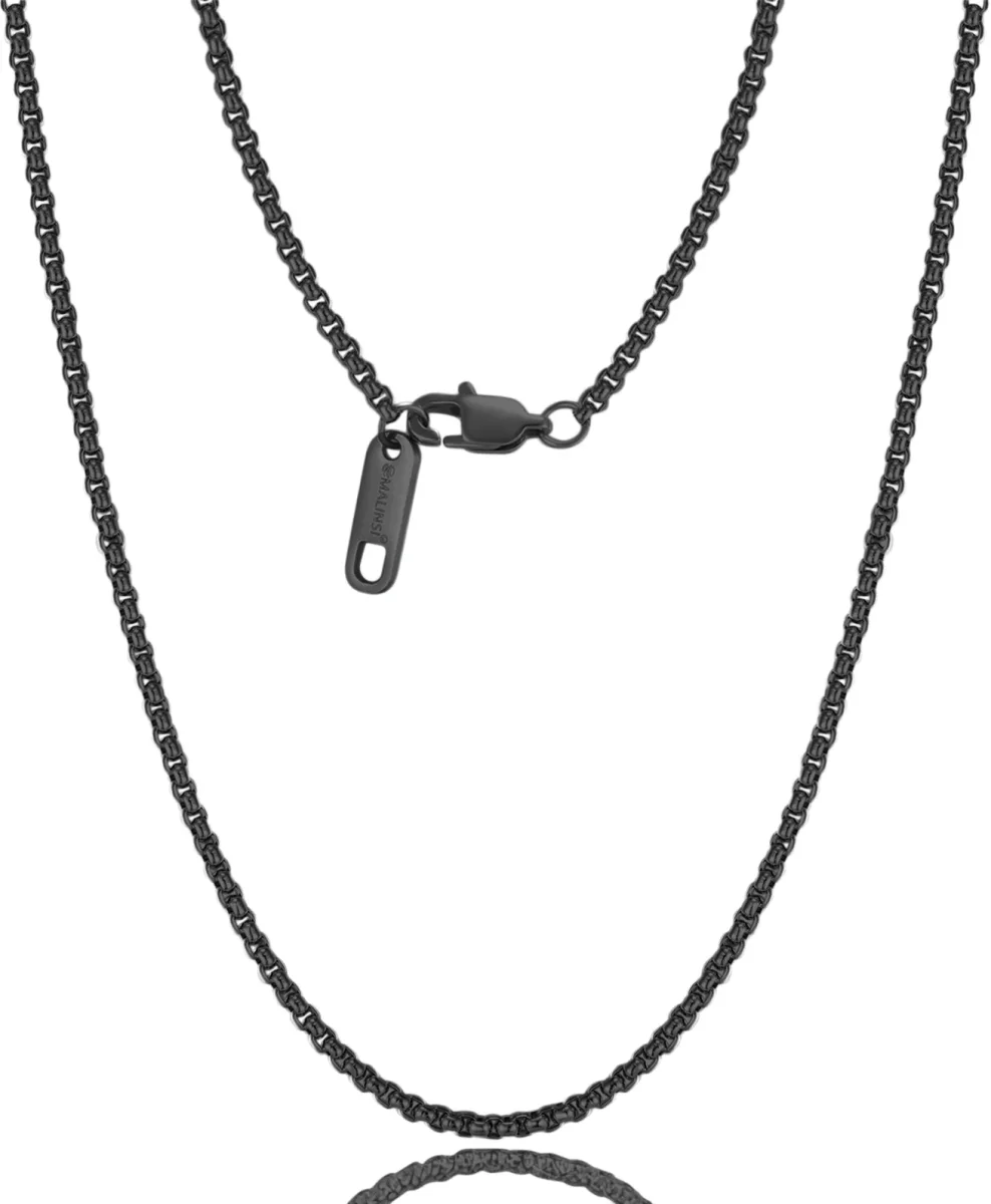 Anker Chain Ketting | Compleet RVS 60cm | Zwart - Afbeelding 2