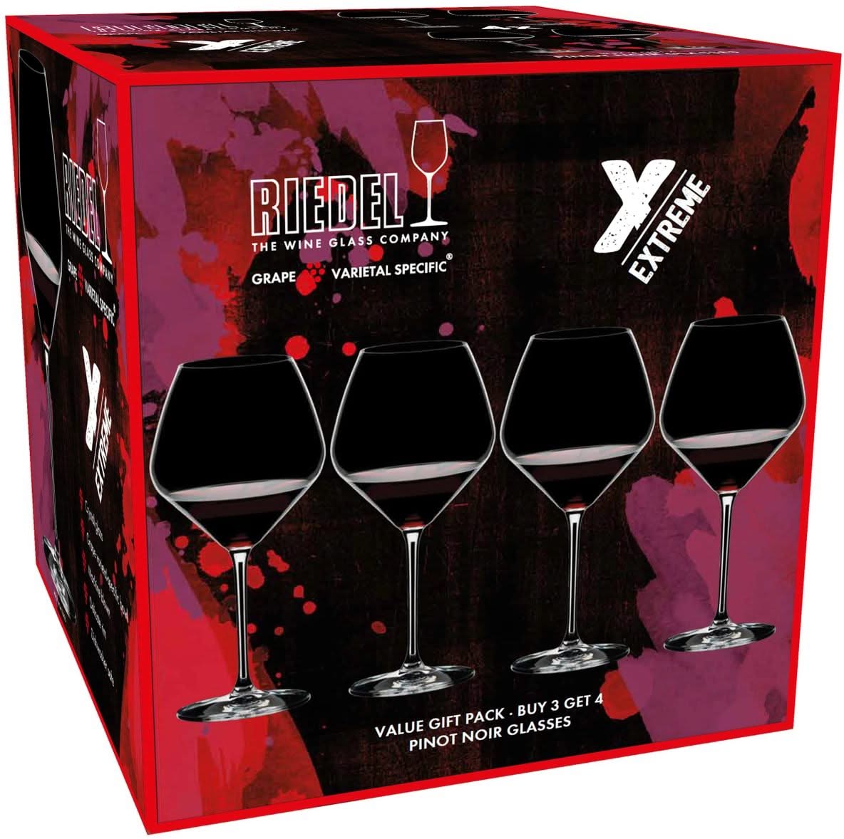 Riedel Rode Wijnglazen Extreme - Pinot Noir - 770 ml - 3 + 1 Gratis - Afbeelding 5