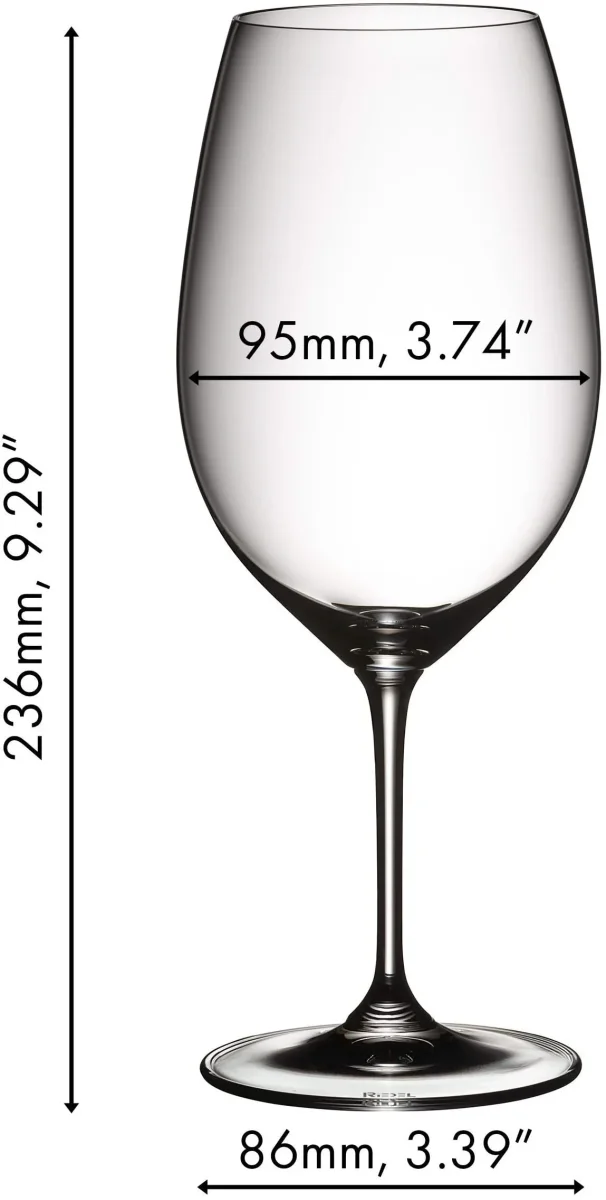 Riedel Rode Wijnglazen Vinum - Syrah / Shiraz - 700 ml - 2 stuks - Afbeelding 7