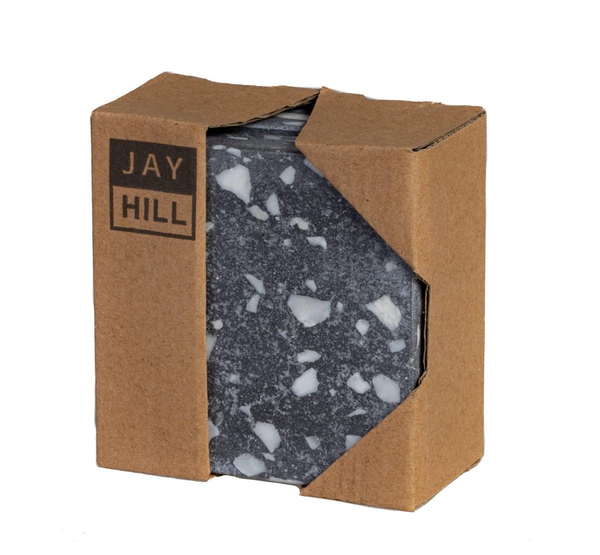 Jay Hill Onderzetters Terrazzo - Grijs - 10 x 10 cm - 4 Stuks - Afbeelding 6