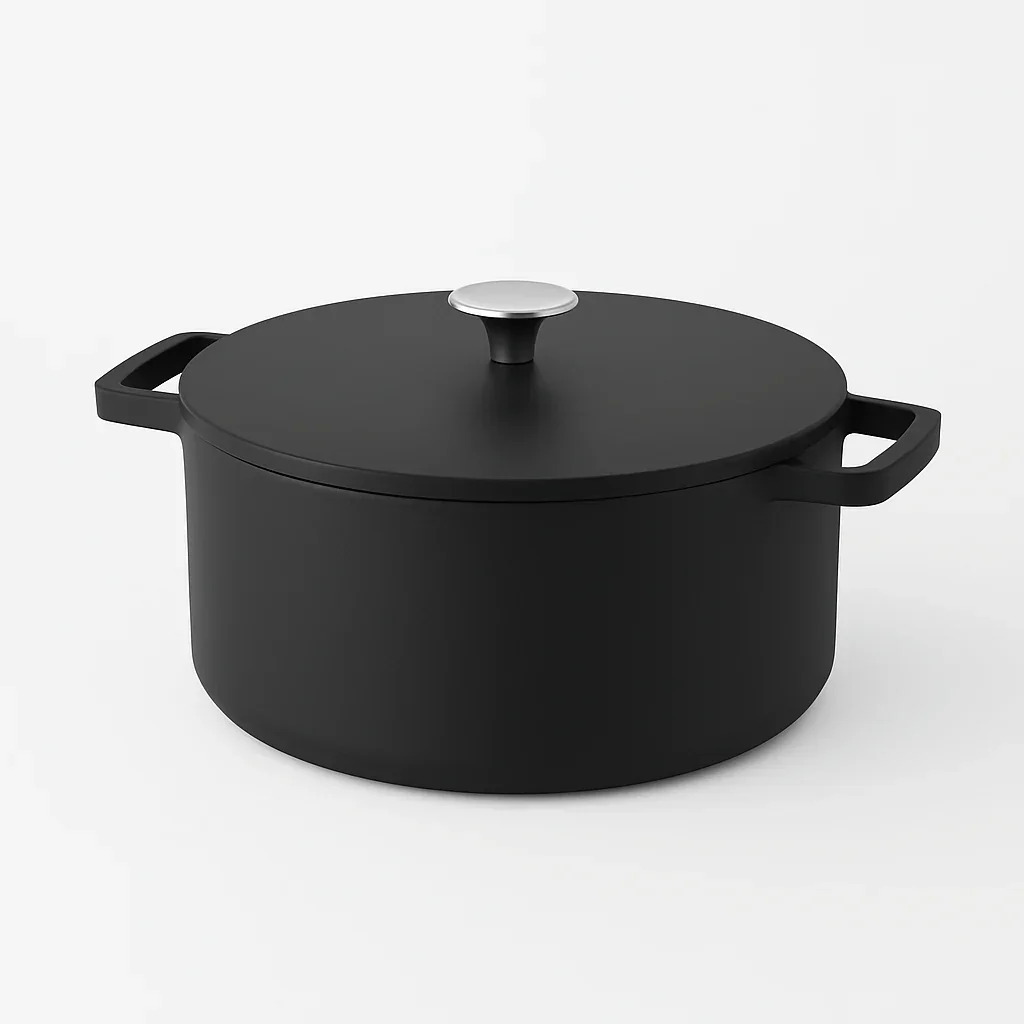 Signature | Gietijzeren braadpan 28 cm met deksel | 6,5 liter | Cook & Pan