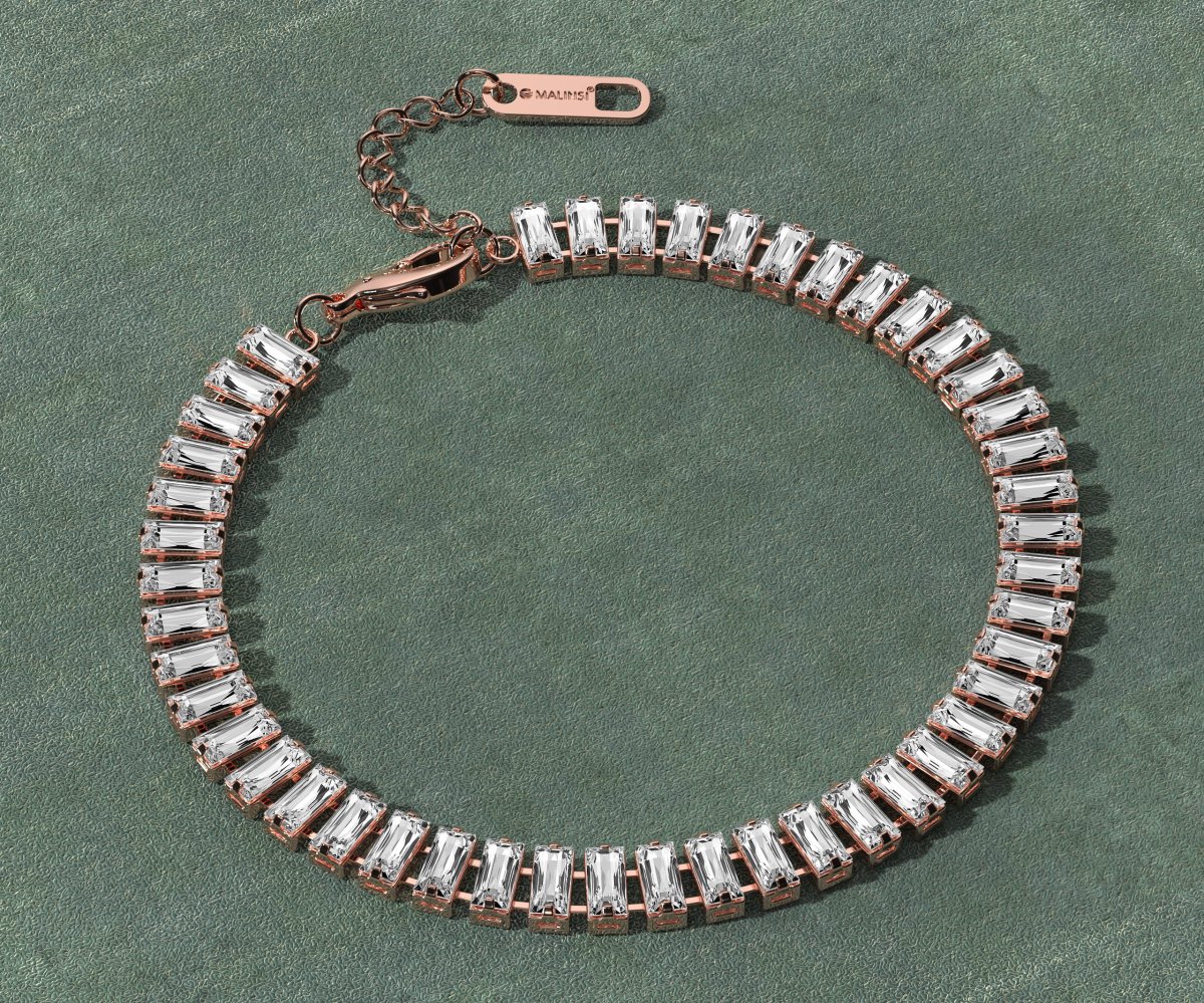 Armband Dames | Zirkonia Steentjes | Rosegoud - Afbeelding 7