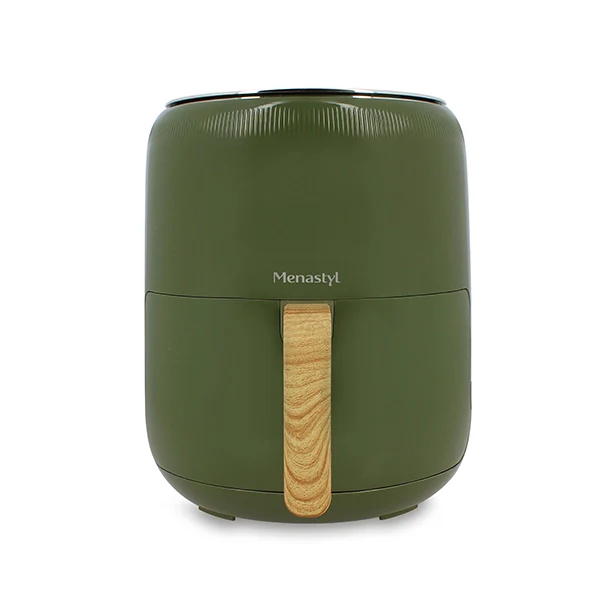 Menastyl airfryer 4,5 l met handgreep in houtlook - verschillende kleuren - Afbeelding 2
