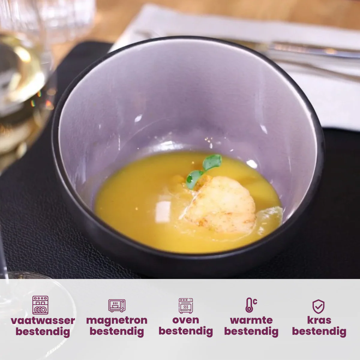 Cosy & Trendy Kleine Kommen Streetfood ø 12 cm / 350 ml - 10 Stuks - Afbeelding 3