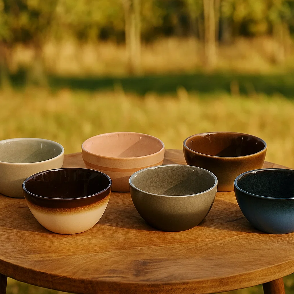 Studio Tavola Kleine Kommen Earth ø 10 cm - 6 stuks - Afbeelding 3