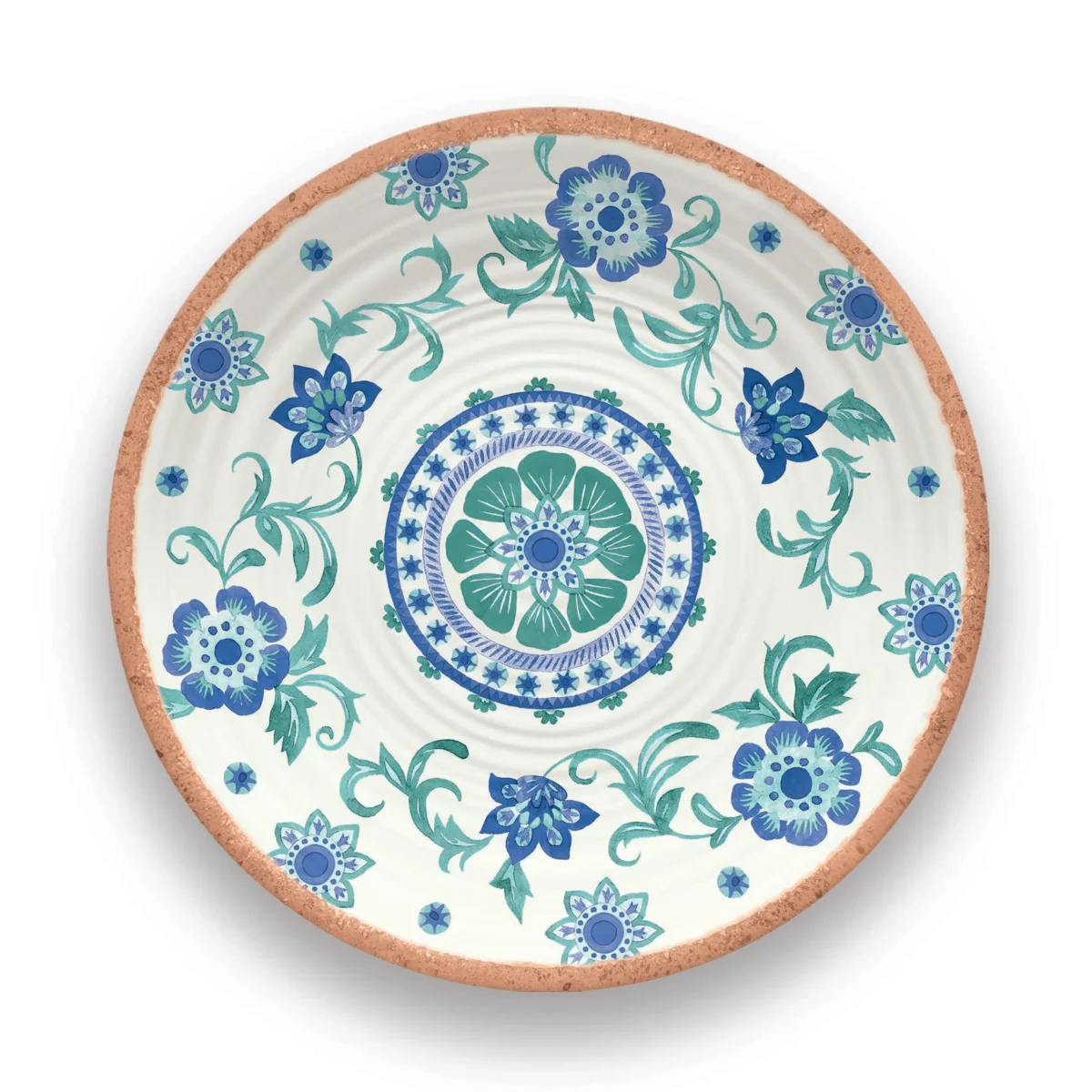 Duurzaam stijlvol servies met zuiderse print uit melamine Rio Turquoise Floral - Afbeelding 5
