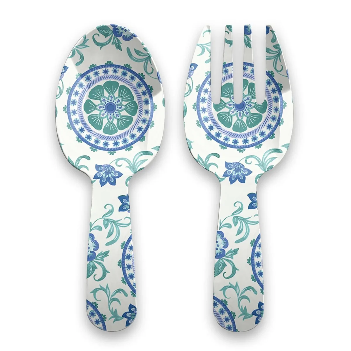 Duurzaam stijlvol servies met zuiderse print uit melamine Rio Turquoise Floral - Afbeelding 6